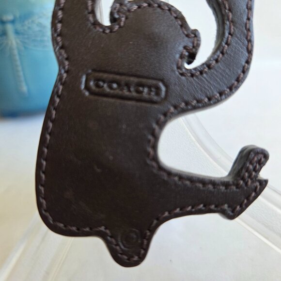 EUC & HTF Coach Calf-Hair and Leather Monkey Keychain - Picture 5 of 5